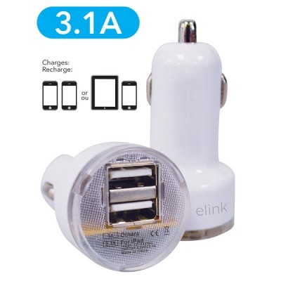 Chargeur à 2 prises USB pour voiture CAR-3905